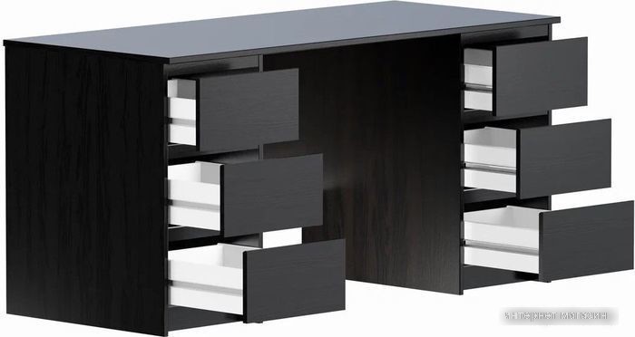 Стол Mio Tesoro Кастор 6 ящиков 151x65 2.03.06.040.5 (дуб венге)