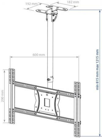 Кронштейн Kromax COBRA-4 (черный)