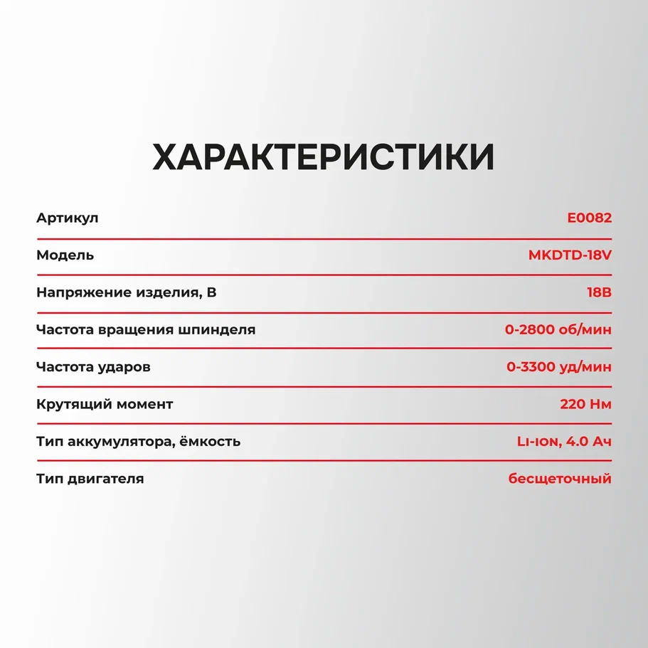 Profipower MKDTD-18V (с 2-мя АКБ, кейс)