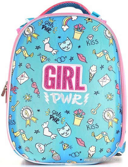 Школьный рюкзак Schoolformat Ergonomic + Girl Power РЮКЖКРД-ГПР (зеленый)