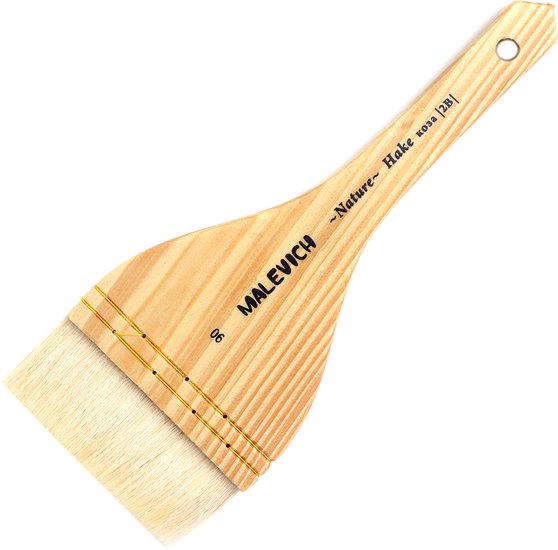 Кисть для рисования Малевичъ Hake №90 791490 (флейц)
