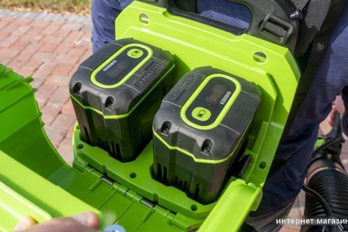 Ранцевая воздуходувка Greenworks GD82BP2 2408307 (без АКБ)