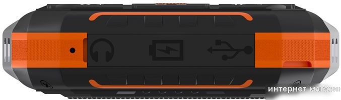 Кнопочный телефон Maxvi T101 (оранжевый)
