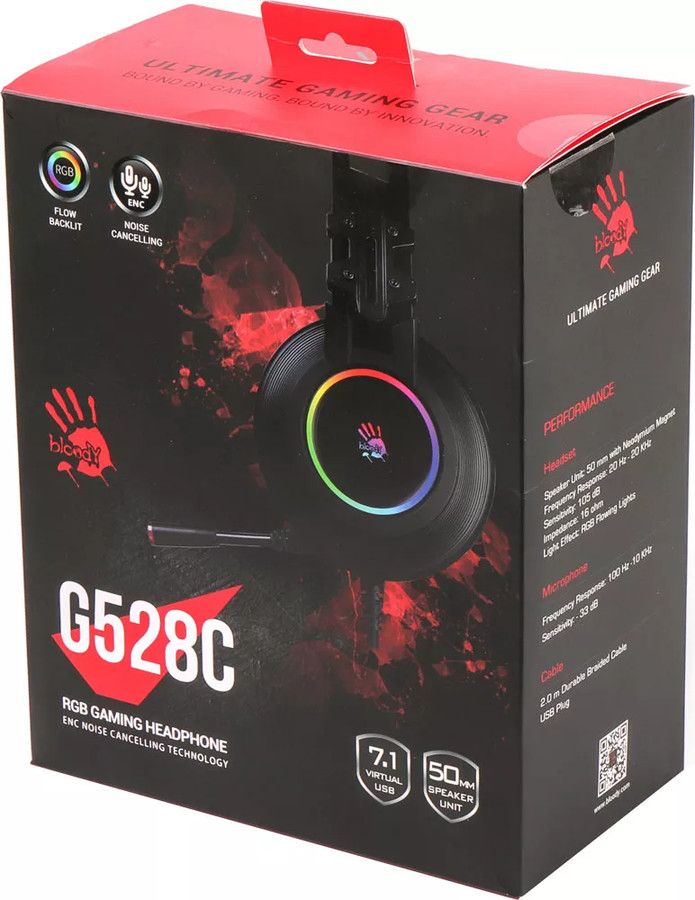 Наушники A4Tech Bloody G528C
