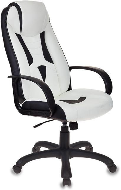 Кресло Бюрократ VIKING-8/WH+BLACK (белый/черный)