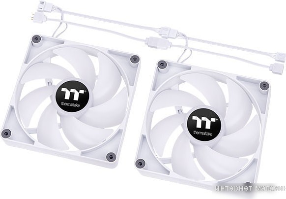 Вентилятор для корпуса Thermaltake CT120 ARGB Sync White 2-Fan Pack CL-F153-PL12SW-A