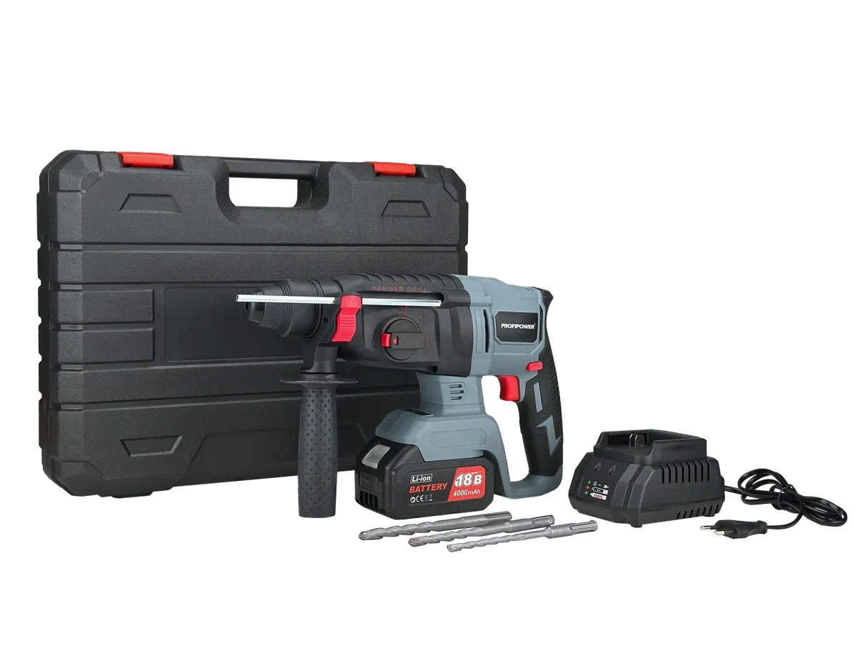 Перфоратор Profipower MKDHR-18V (с 1-им АКБ, кейс)