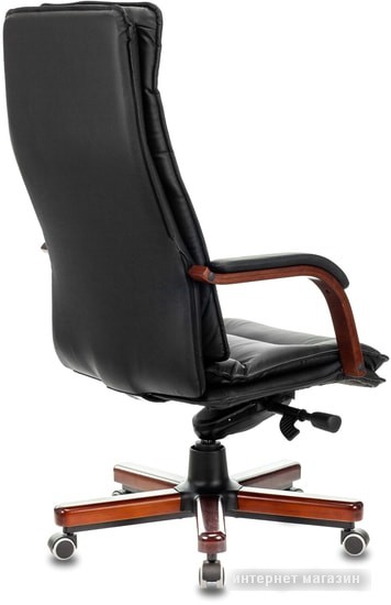 Кресло Бюрократ T-9927WALNUT (черный)