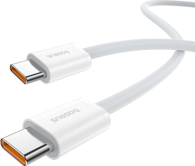 Кабель Baseus Superior Series 2 Fast Charging Data Cable 100W USB Type-C - USB Type-C (1 м, белый)