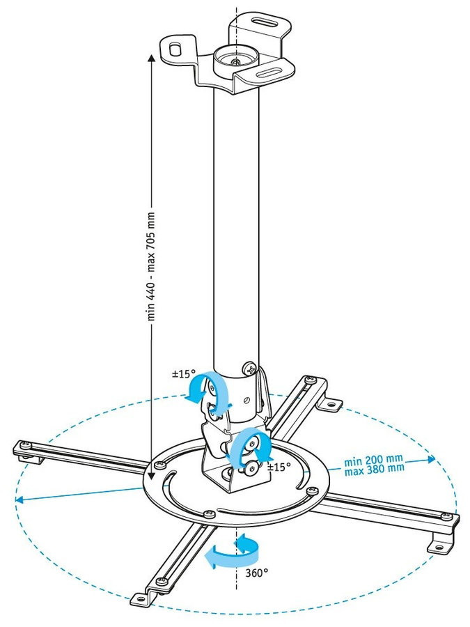 Кронштейн Holder PR-104 (черный)
