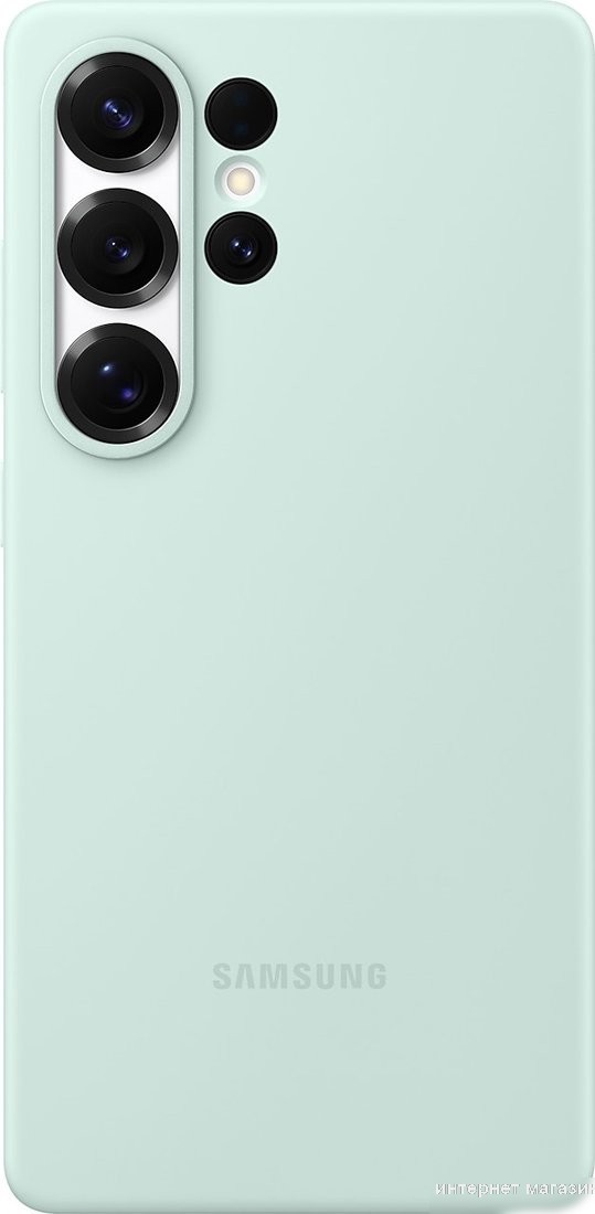 Чехол для телефона Samsung Silicone Case Galaxy S25 Ultra (мятный)