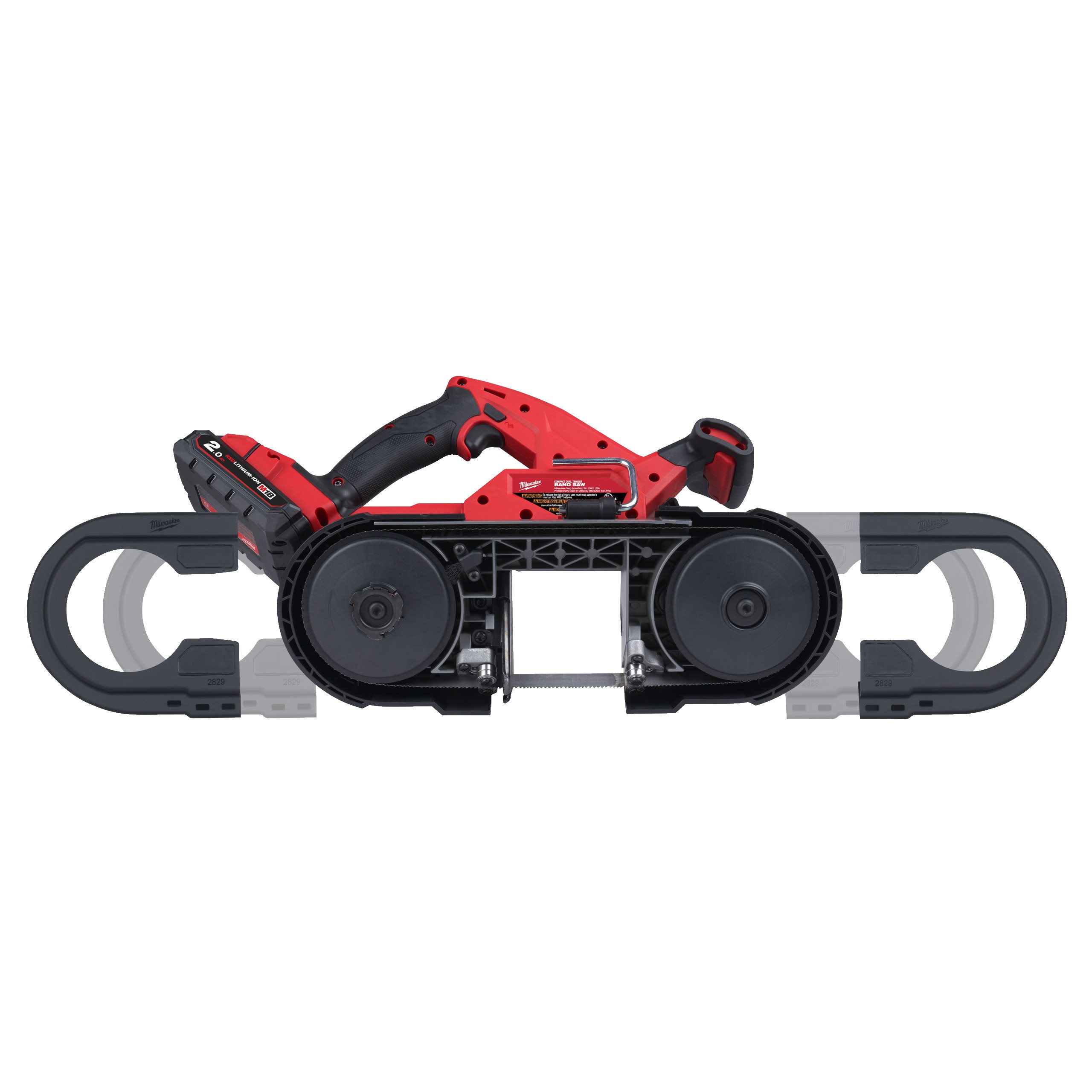 Ленточная пила Milwaukee Fuel M18 FBS85-202C 4933471497 (с 2-мя АКБ, кейс)