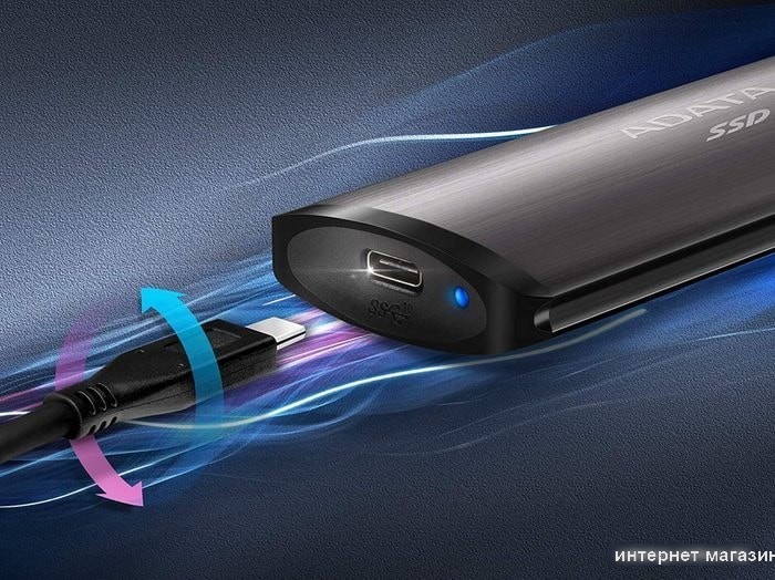 Внешний накопитель A-Data SE760 2TB ASE760-2TU32G2-CBK (черный)
