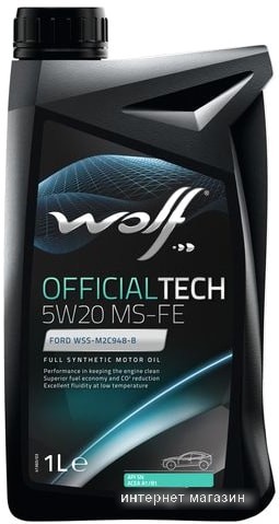 Моторное масло Wolf OfficialTech 5W-20 MS-FE 1л