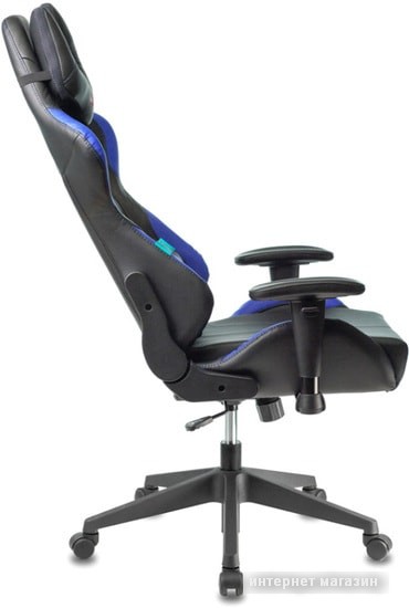 Кресло Бюрократ Viking 5 Aero (черный/синий)