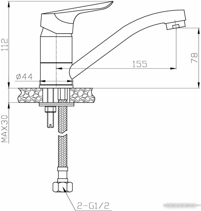 Смеситель Esko Cairo CI 15