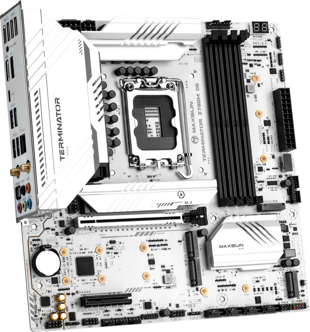 Материнская плата Maxsun Terminator Z790M D5 ICE