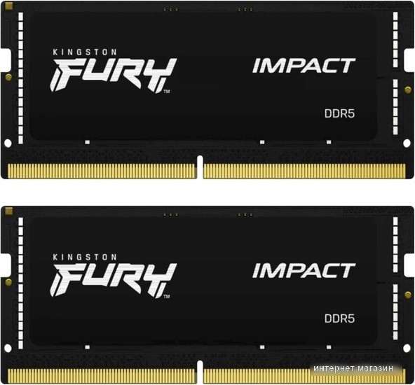 Оперативная память Kingston FURY Impact 2x16 ГБ DDR5 5600МГц KF556S40IBK2-32