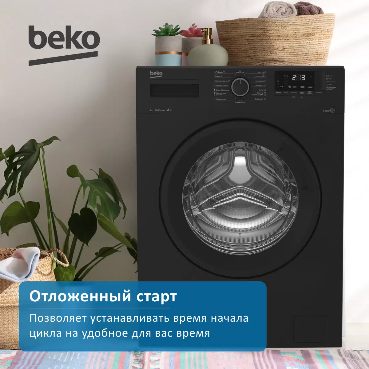 Стиральная машина BEKO WSRE6512ZAA