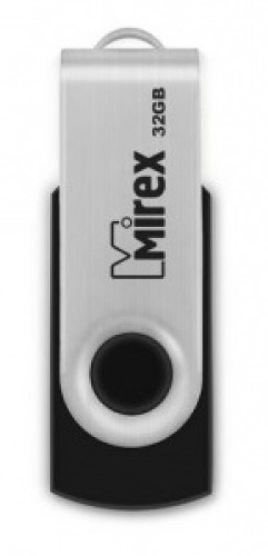 USB Flash Mirex Swivel Black 32GB [13600-FMURUS32]