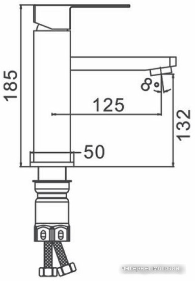 Смеситель Ekko E1082-22 (серый)