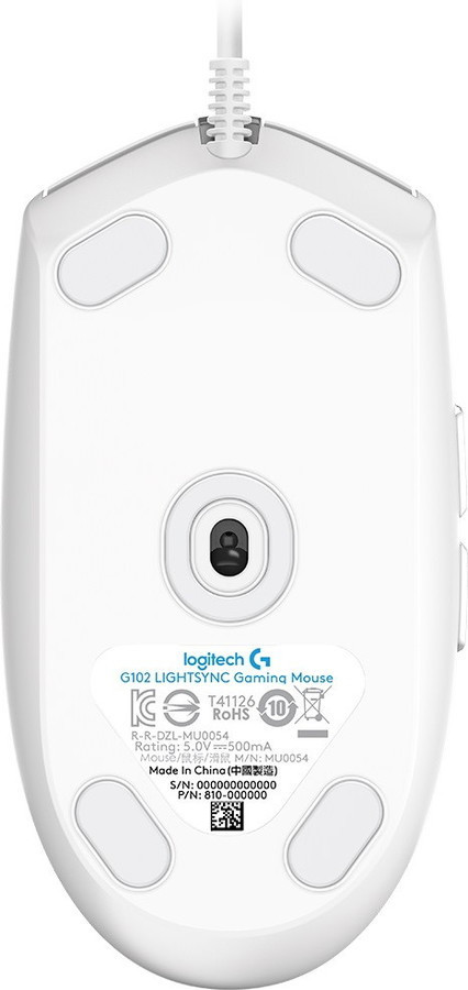 Игровая мышь Logitech G102 Lightsync (белый)