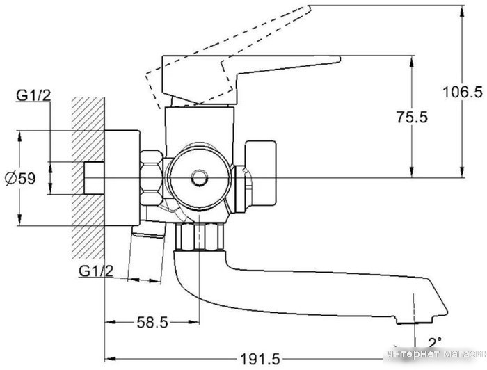 Смеситель Econoce EC0402