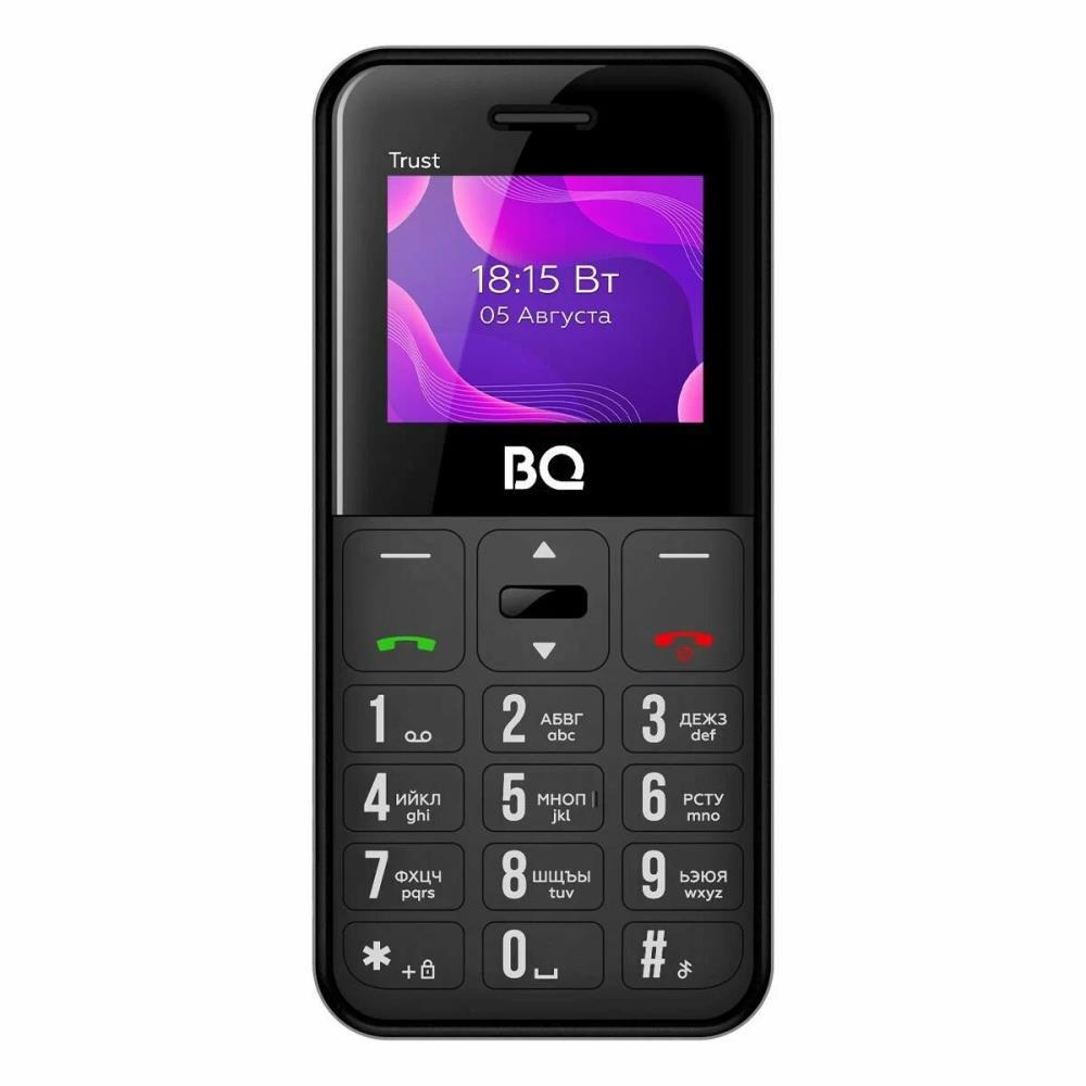 Кнопочный телефон BQ BQ-1866 Trust (черный)