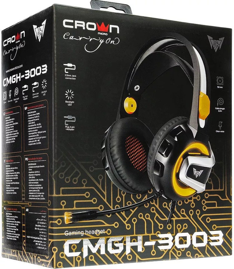 Наушники CrownMicro CMGH-3003