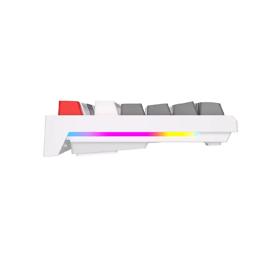 Проводная клавиатура Royal Kludge RK-R87 RGB (белый, RK Red)