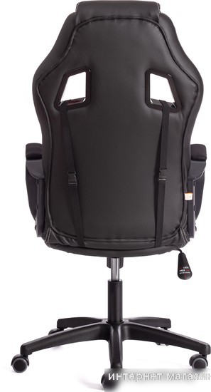 Кресло TetChair Driver (иск. кожа/ткань, черный/черный)