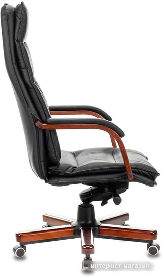 Кресло Бюрократ T-9927WALNUT (черный)