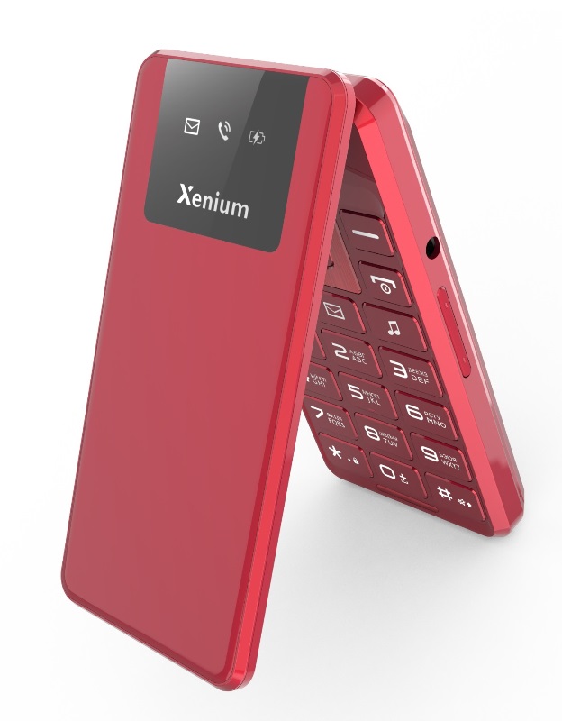Кнопочный телефон Xenium X600 (красный)