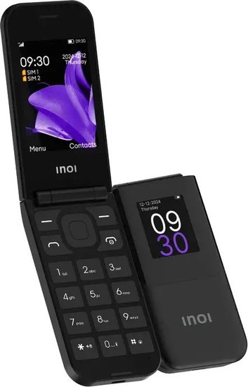 Телефон Inoi 284 Flip 4G (черный)