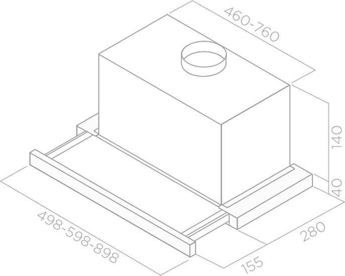 Кухонная вытяжка Elica Elite 14 Lux GRVT/A/90 (PRF0098879)