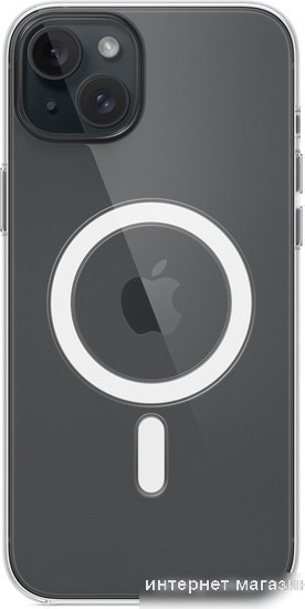 Чехол для телефона Apple MagSafe Clear Case для iPhone 15 Plus (прозрачный)