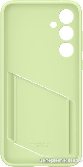 Чехол для телефона Samsung Card Slot Case Galaxy A35 (лаймовый)