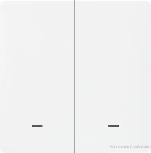 Выключатель Hommyn zigbee 2 клавиши SWZBNN02W (без нейтрали)