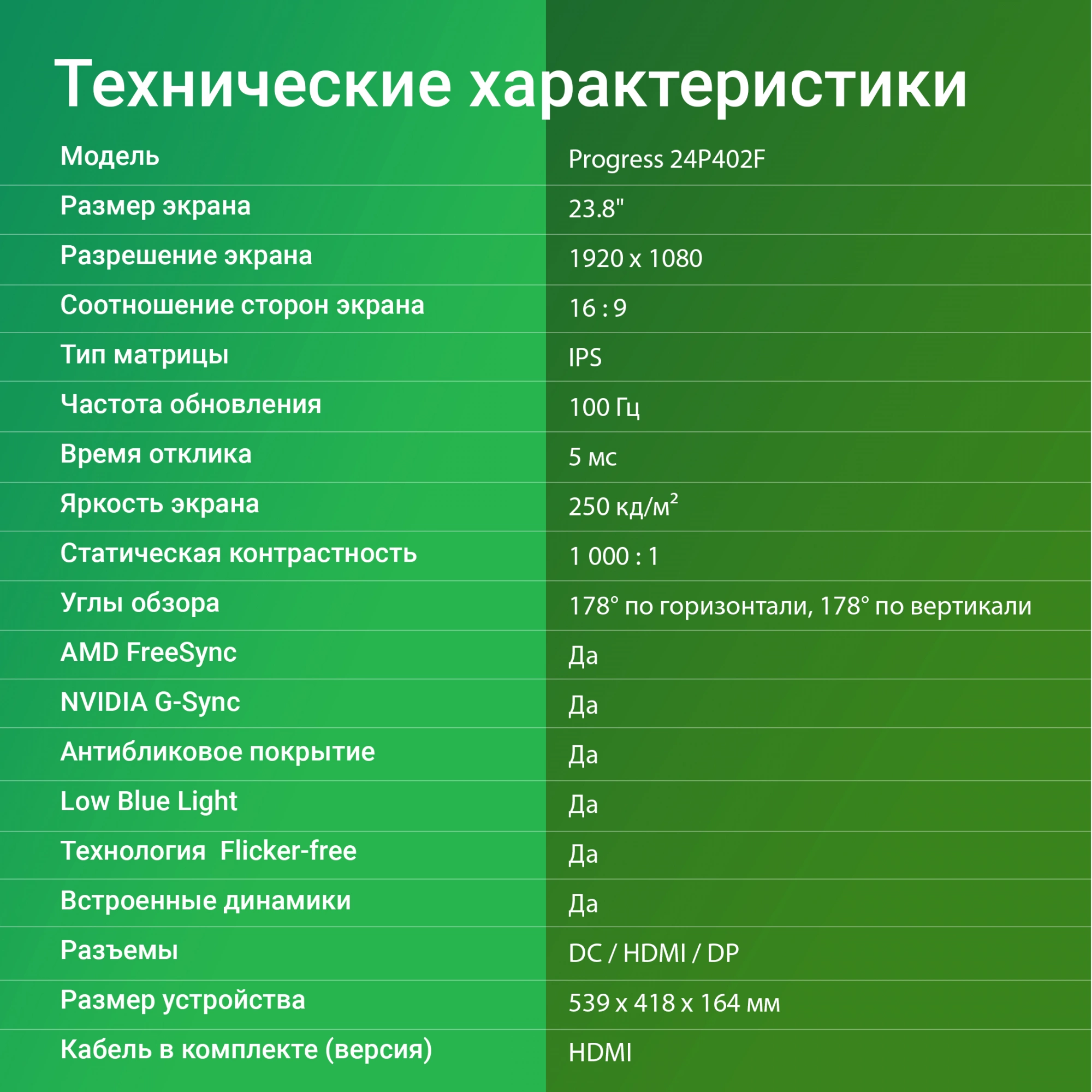 Монитор Digma Progress 24P402F