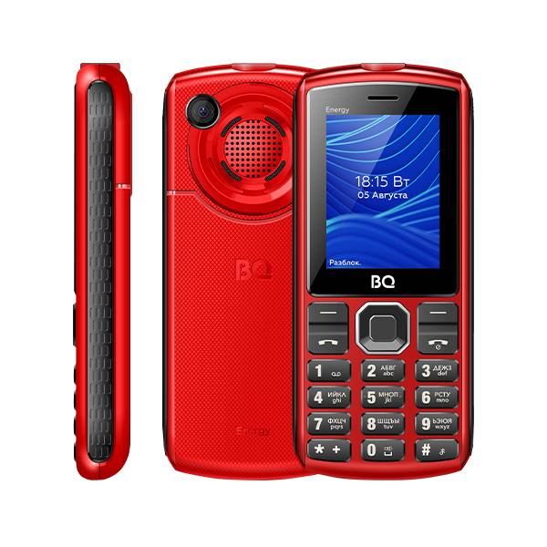 Кнопочный телефон BQ-Mobile BQ-2452 Energy (красный)