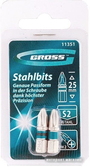Набор бит GROSS 11351 (2 предмета)