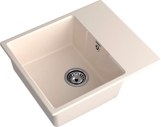 Кухонная мойка GranFest QUARZ GF-UR-658L (белый)