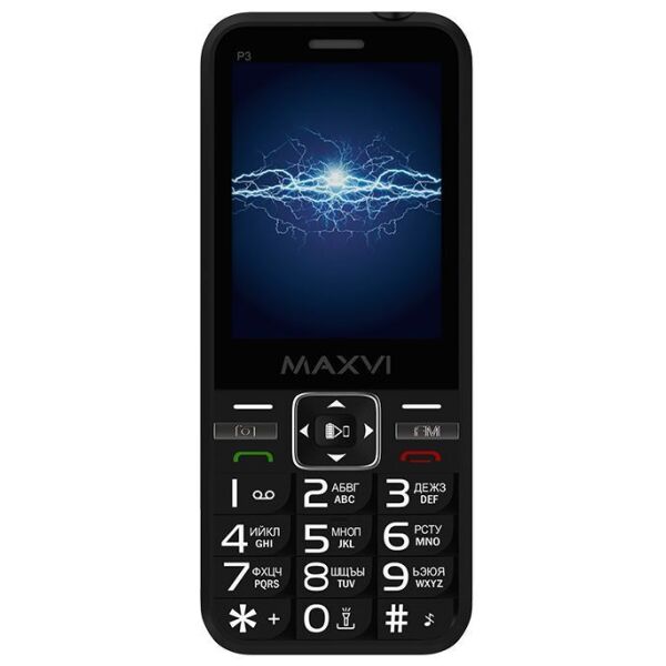 Мобильный телефон Maxvi P3 (черный)