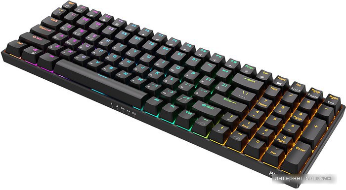 Клавиатура Royal Kludge RK100 RGB (черный, RK Brown)
