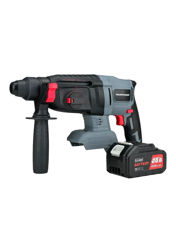 Profipower MKDGA-18V (перфоратор, гайковерт, болгарка, 2 АКБ)