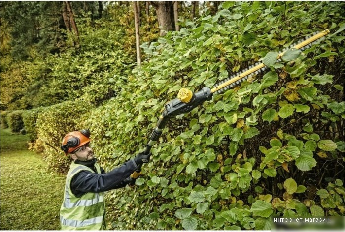 Кусторез + высоторез DeWalt DCMPH566N (без АКБ)