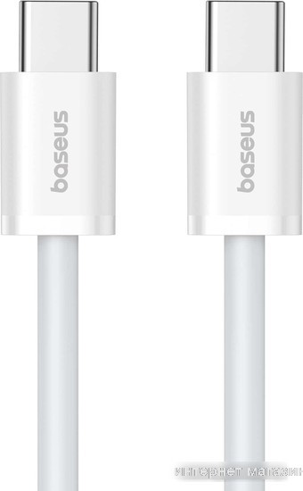 Кабель Baseus Superior Series 2 Fast Charging Data Cable 100W USB Type-C - USB Type-C (1 м, белый)