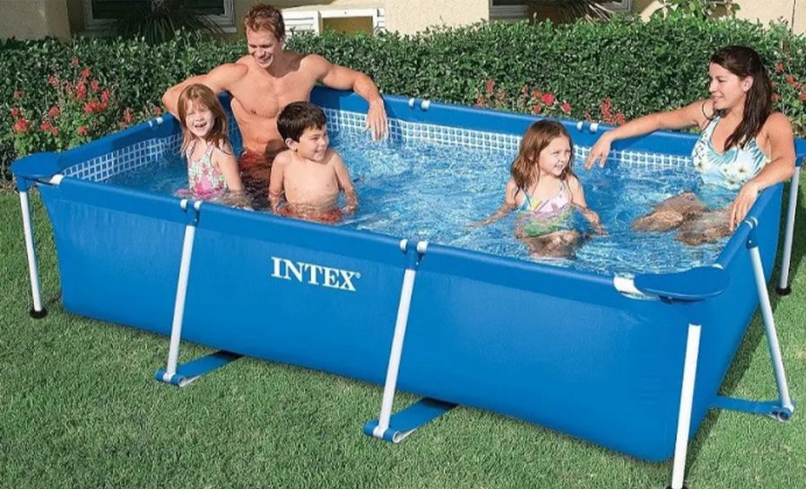 Каркасный бассейн Intex Rectangular Frame 220х150х60 (58983/28270)