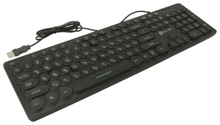 Клавиатура Oklick 420MRL (черный)
