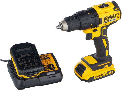 Дрель-шуруповерт DeWalt DCD777D2T-QW (с 2-мя АКБ, кейс)